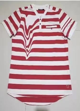 Men's V-Neck Shirt actual stocklot garment
