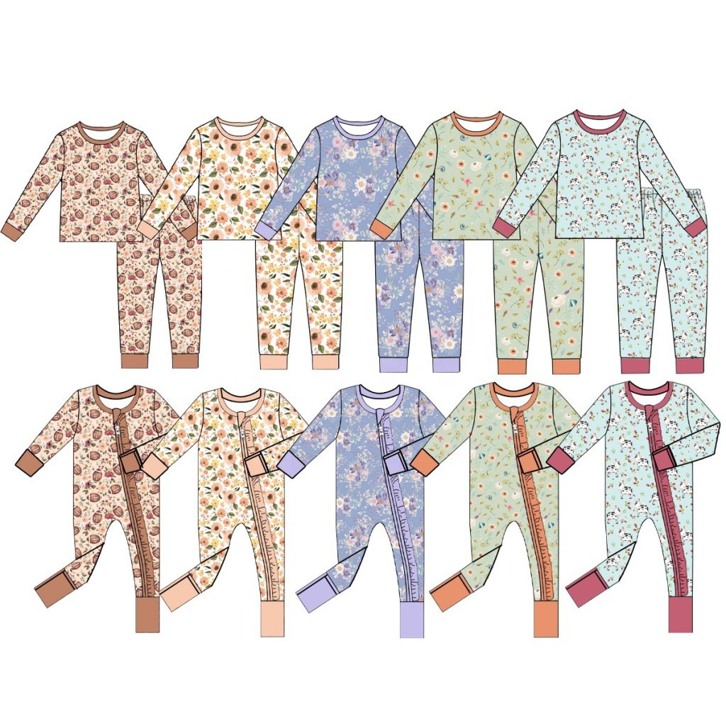 Bamboo Baby Girl Pajama Set - Children's Custom Sleepwear