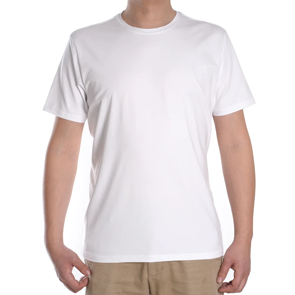 YC-tshirt-0010-1 Classic White Crewneck T-Shirt