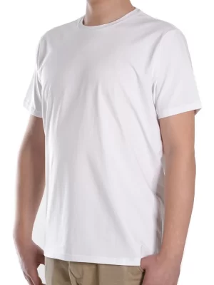 YC-tshirt-0010-2 Classic White Crewneck T-Shirt product image