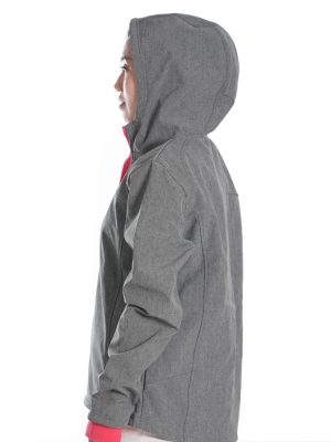 YC-windbreaker-0001-2__4c9eba99-69f3-4777-a824-1ee8fb739f63-craft Women's Softshell Hooded Jacket with Contrast Zip product image