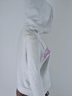 yc-20840-craft-f8ab7b35b78f Light Heather Grey Pullover Hoodie with Contrast Stitch Trim product image