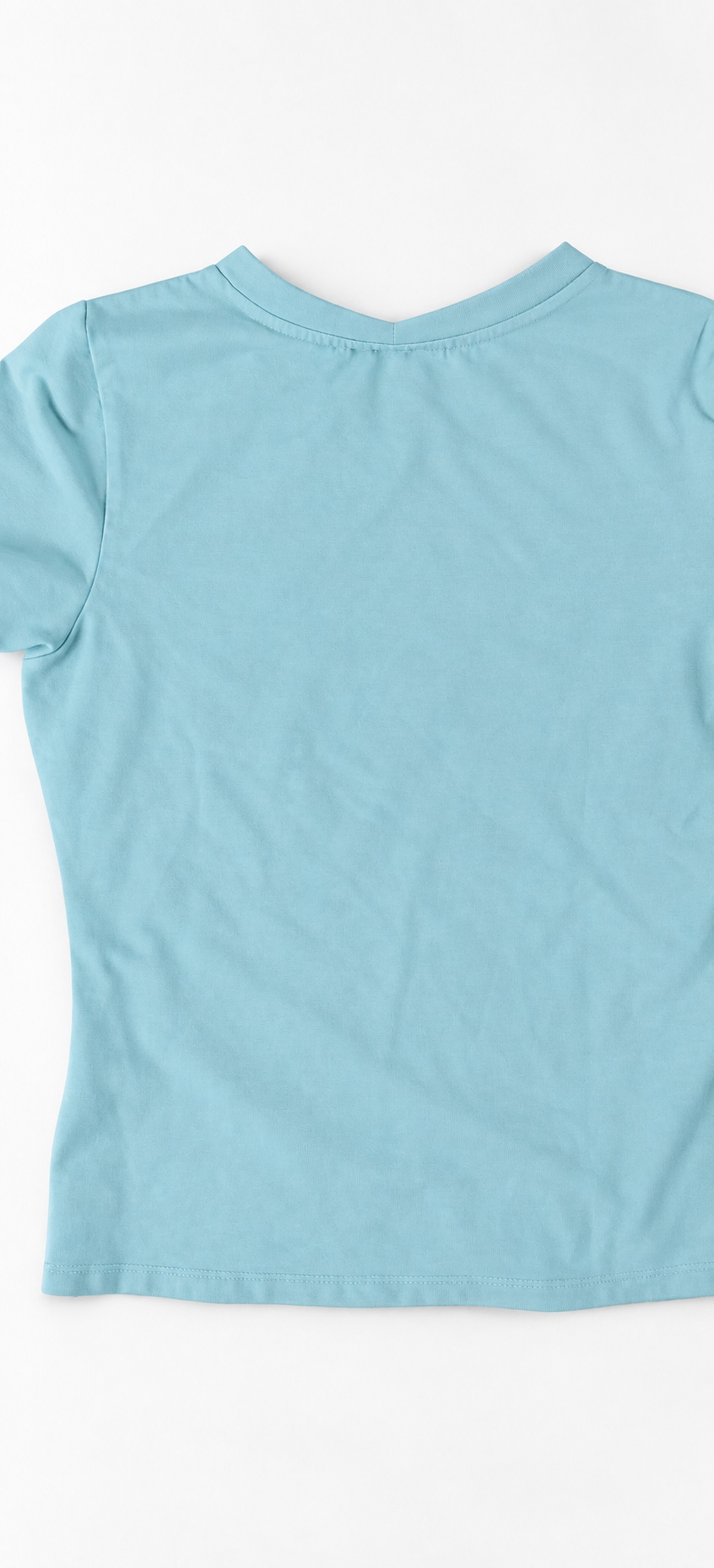 yc-21089-back-728f39019735 Light Blue Kids Cotton Modal T-Shirt, 280 GSM product detail