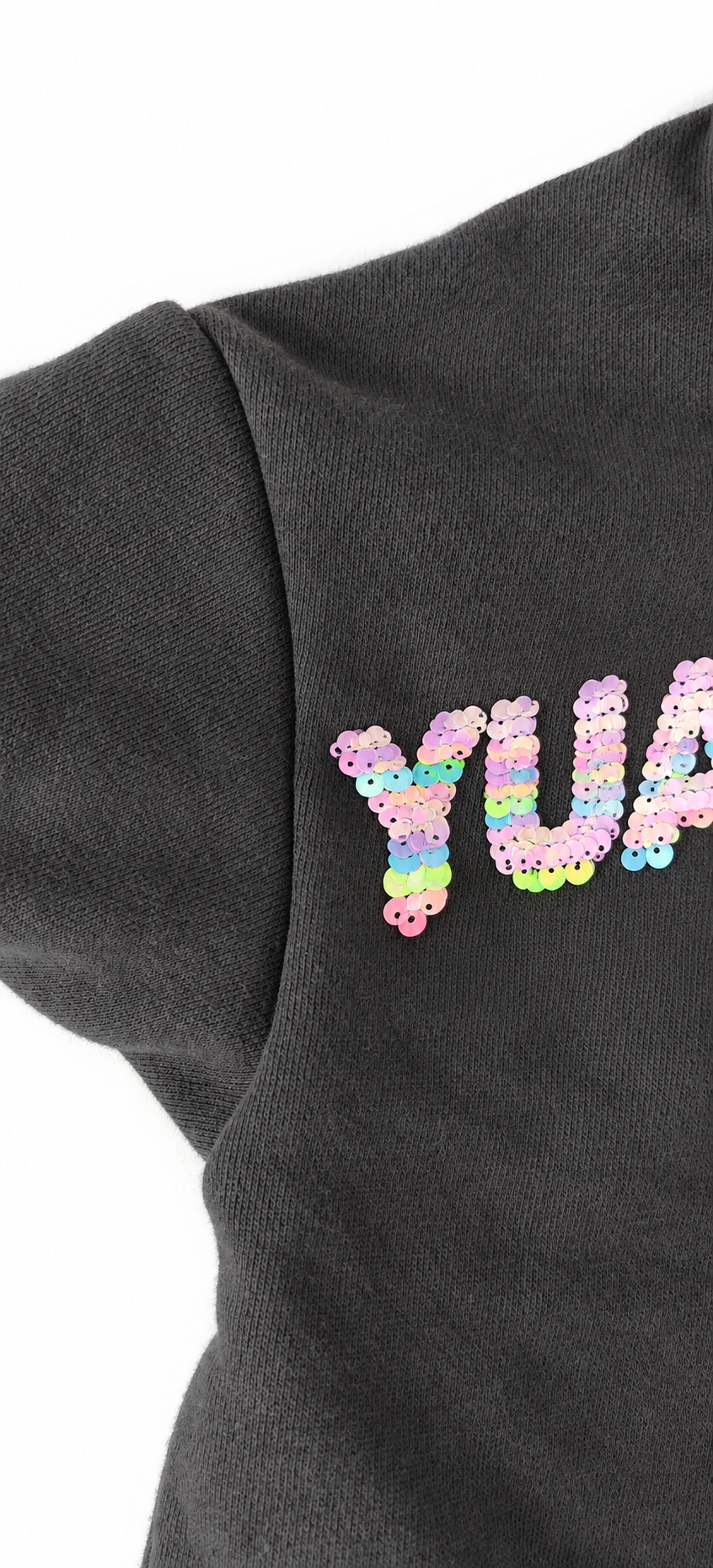 yc-21490-detail-2-403d4963783e Black Short-Sleeve Hooded Sweatshirt, 300 GSM product detail