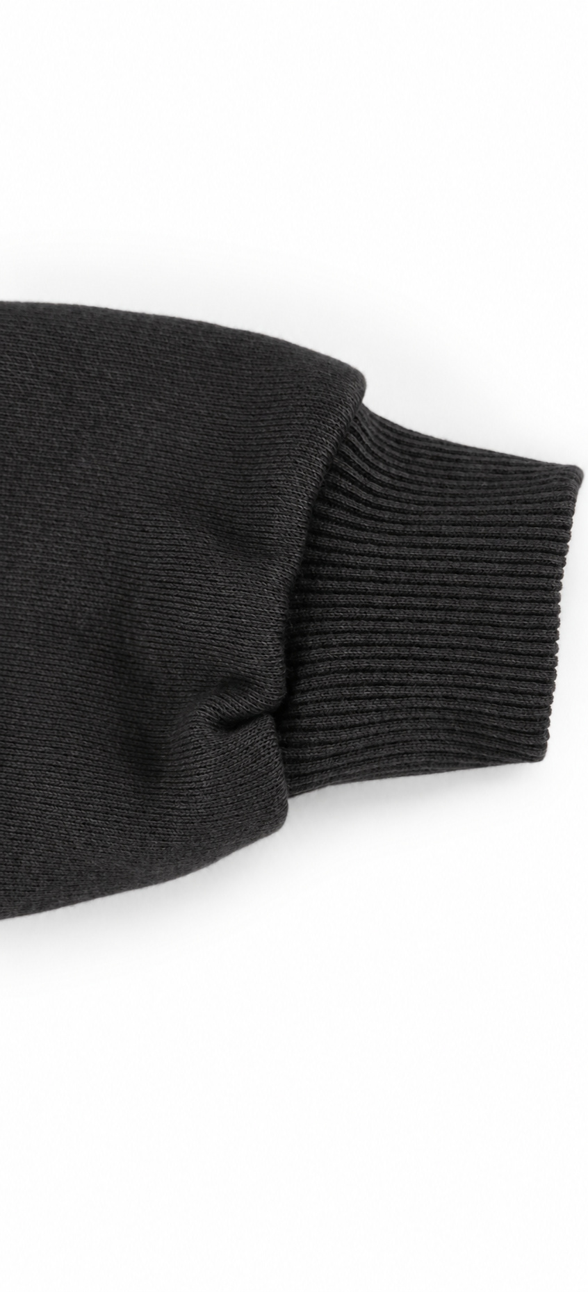 yc-21490-detail-4-9f5272d115f1 Black Short-Sleeve Hooded Sweatshirt, 300 GSM product detail