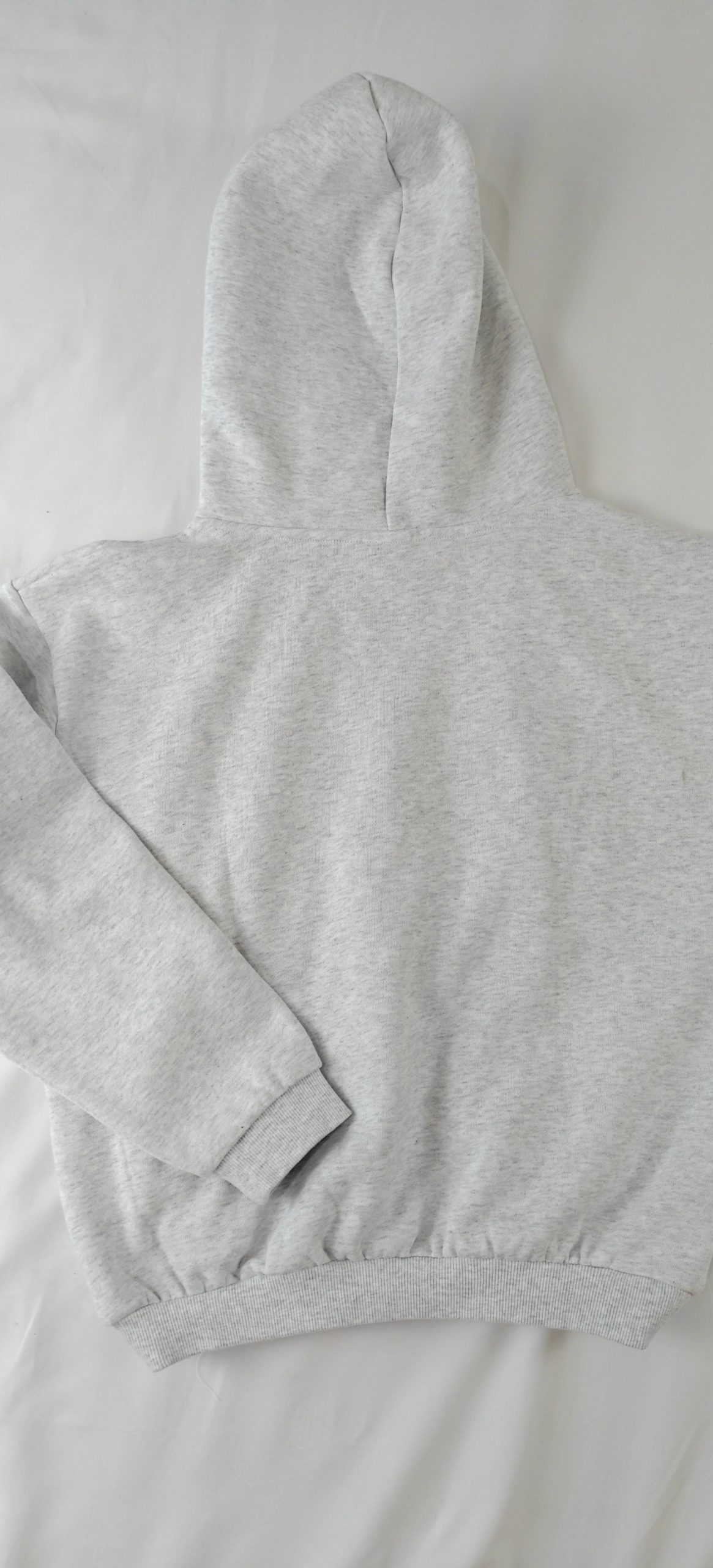 yc-21778-detail-3-bf08b665134c Grey Cropped Hooded Sweatshirt, 300 GSM product detail